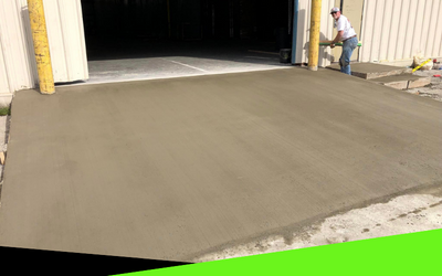 click here to explore our concrete and building pad services